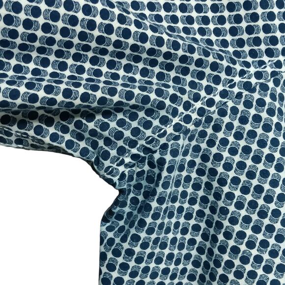 Michael Brandon Los Angeles Button Down Shirt Size Small Blue and White - Picture 9 of 10